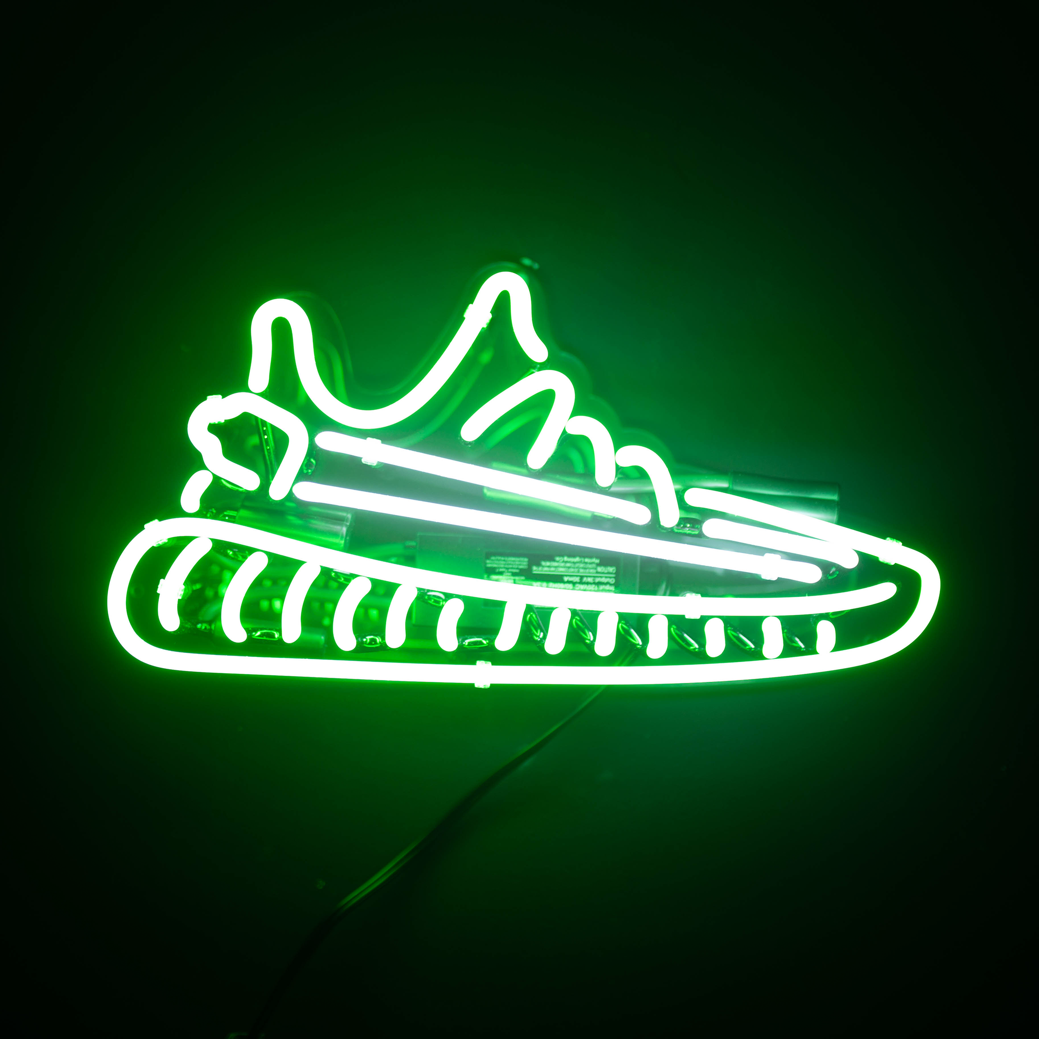 yeezy neon glow