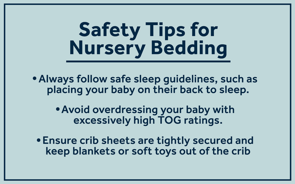 Safety Tips for Nursery Bedding