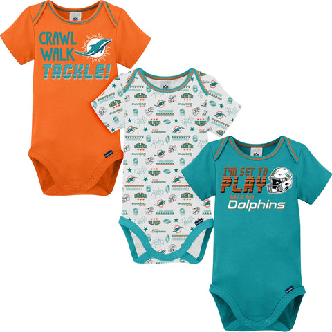 Miami Dolphins Football Fan Baby Infant Dress or Headband 