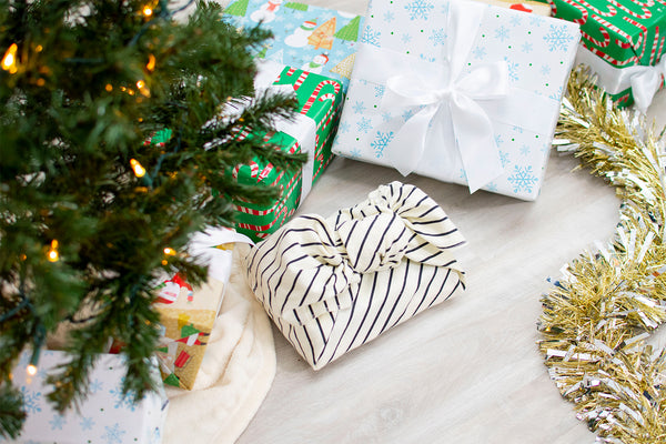 Blog-How to Wrap a Present Using a Gerber Flannel Blanket