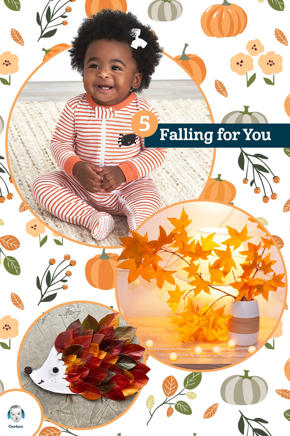 Small young child enjoying a "Falling for You" autumn party