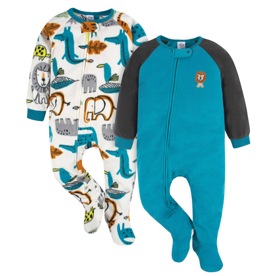 2-Pack Baby & Toddler Boys Moose Fleece Pajamas – Gerber Childrenswear