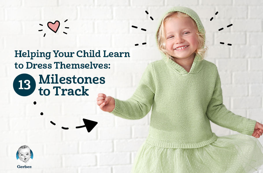 A young girl in a pretty dress, learning to dress herself. Empower your child's independence with this helpful guide!