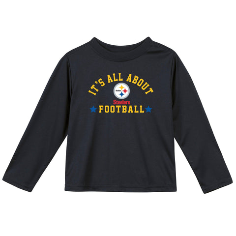 Steelers Silky Flag T-Shirt (12M, 18M, 2T, 3T & 4T)