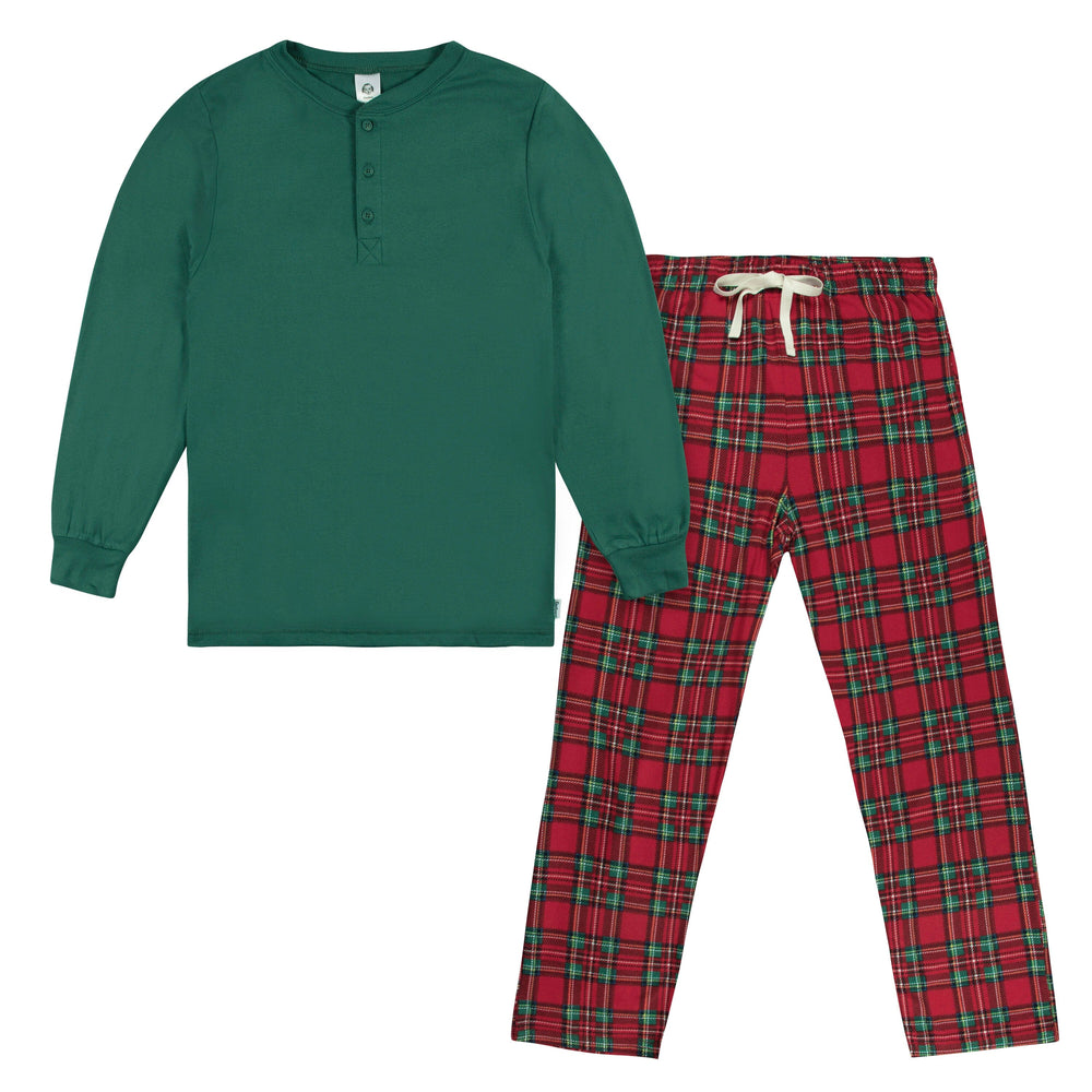 2-Piece Women's Buffalo Plaid Hacci Pajama Set – Gerber Childrenswear