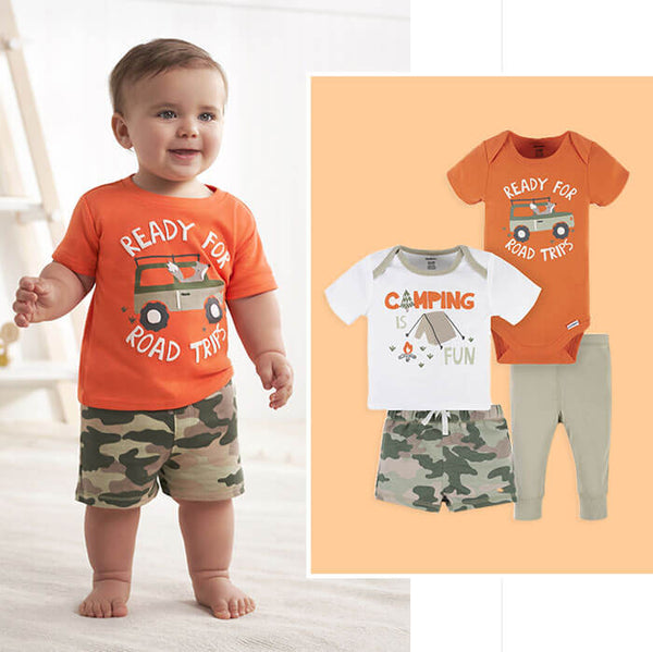 Gerber Childrenswear Summer Outfits for Baby and Toddler