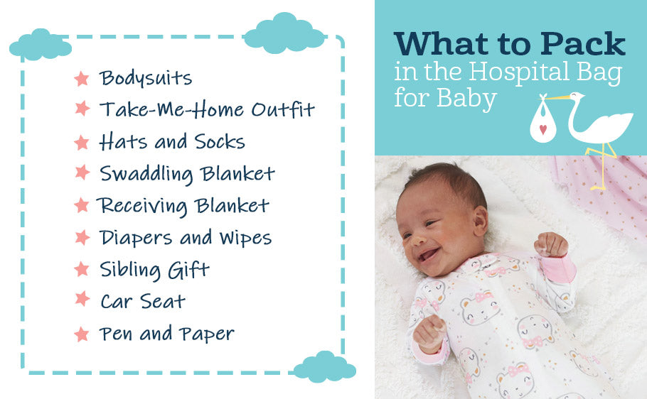 what to pack in hospital bag for baby