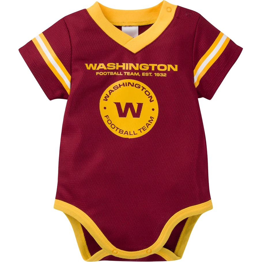 Washington Commanders onesie for baby