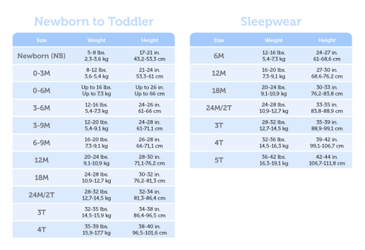 baby born clothes size