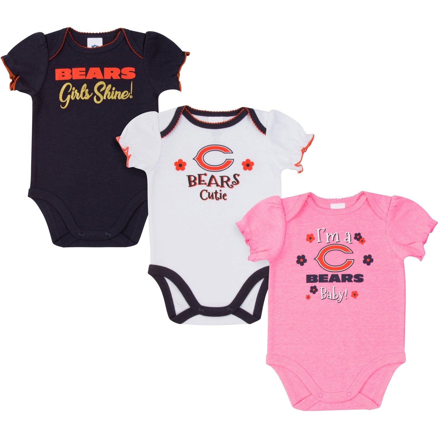 Chicago Bears Toddler Girl Cheerleader Dress 4T 2T