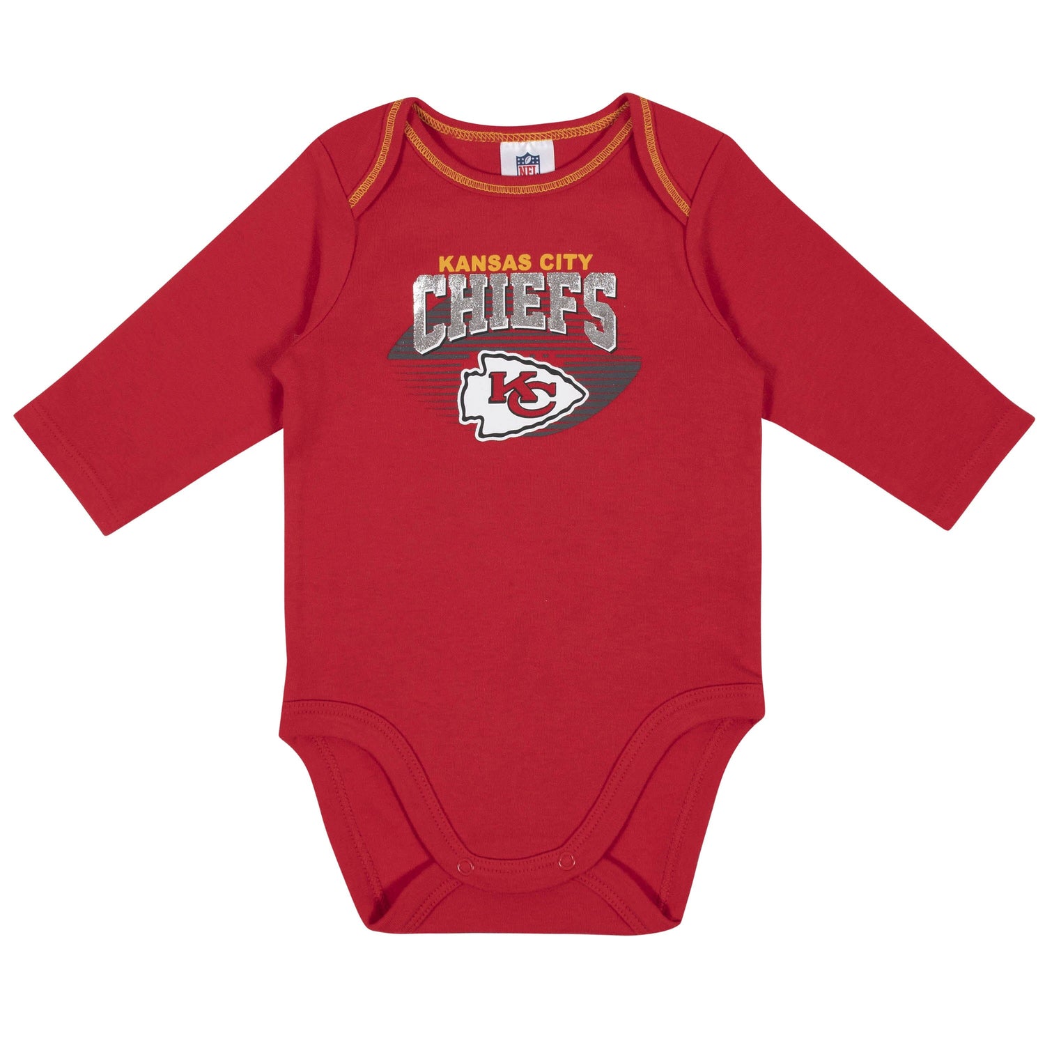 Baby Boys Kansas City Chiefs Long Sleeve Bodysuit, 2-pack – Gerber ...