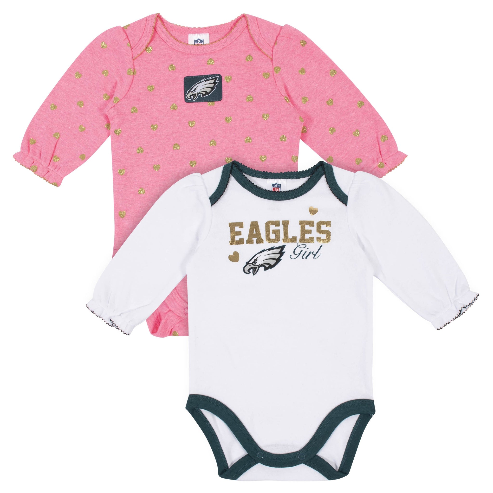 pink toddler eagles jersey
