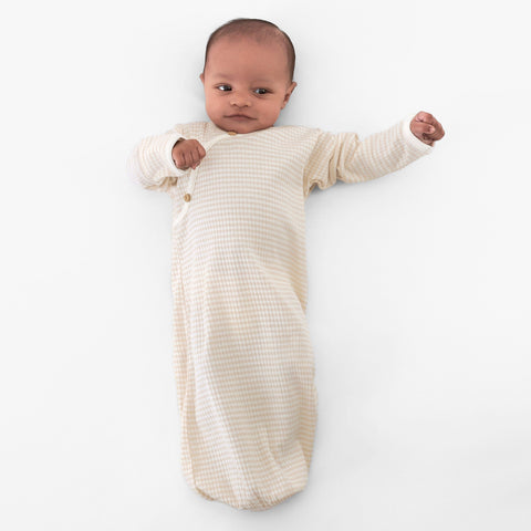 Goumikids Organic Baby Sleeper Gown - Midnight – goumikids