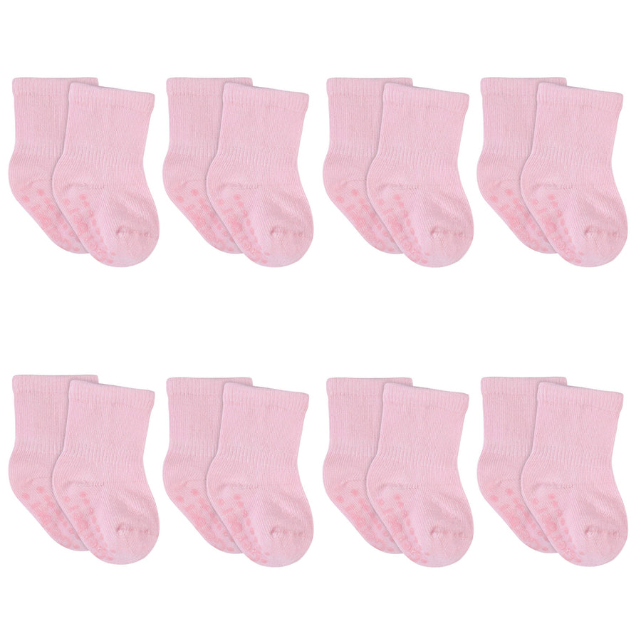 Organic Fold Over Socks 8-Pack - Baby Girl