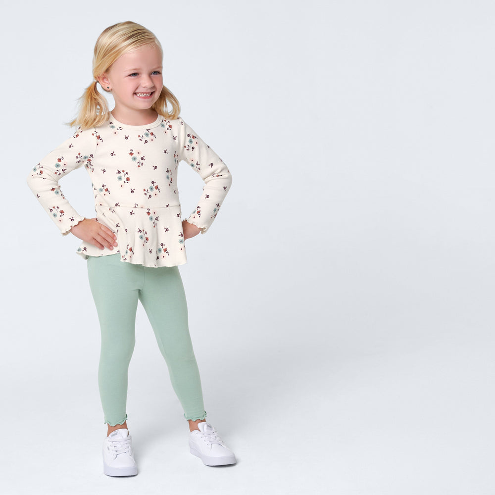 3-Pack Infant & Toddler Girls Mustard & Charcoal Floral Leggings – Gerber  Childrenswear