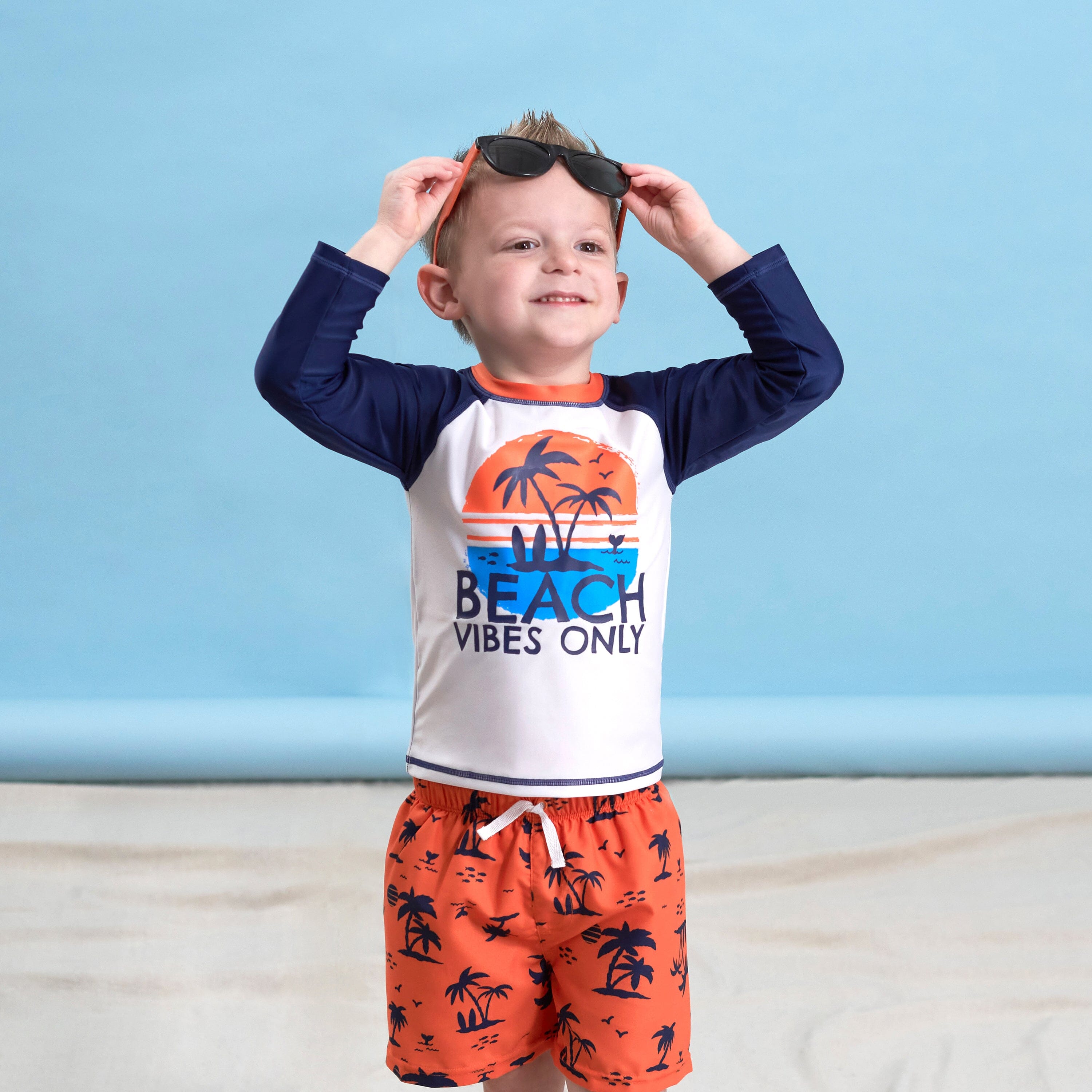 Baby boy store shark swim trunks