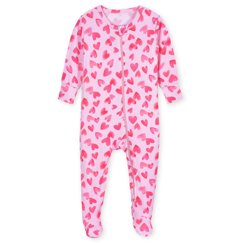 Carter's Infant Girls' Floral 100% Snug Fit Cotton Footie PJs -  1N719510-12M