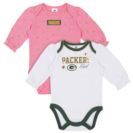 Green Bay Packers Baby Clothes Apparel Girls Boys Gerber Childrenswear