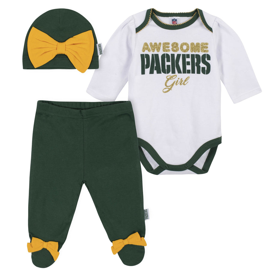 Green Bay Packers Infant GB Cheer Captain 2-Piece Dress at the Packers Pro  Shop