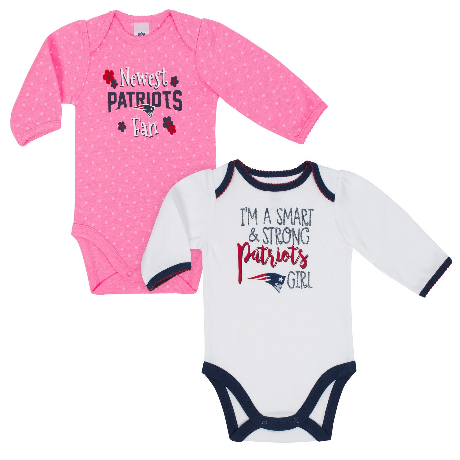 patriots onesie baby girl