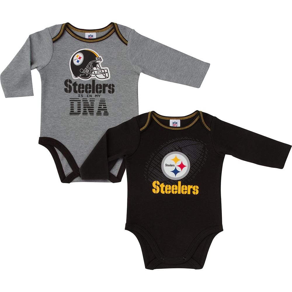 Steelers Baby Boys 2-Pack Long Sleeve Bodysuit – Gerber Childrenswear