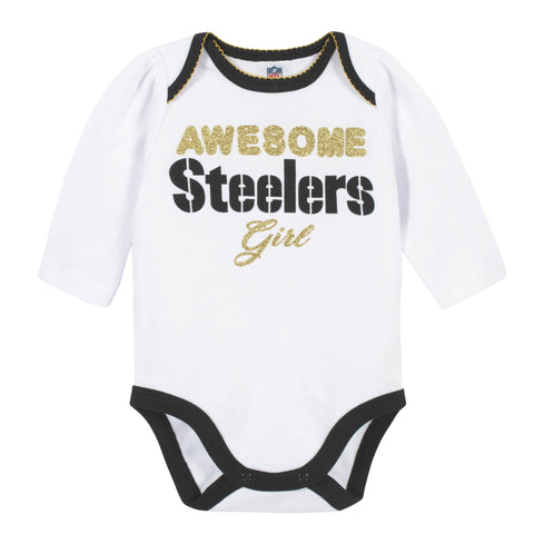 IRREGULAR* Pittsburgh Steelers nfl INFANT BABY NEWBORN Jersey 6-9M 6-9 M  Months