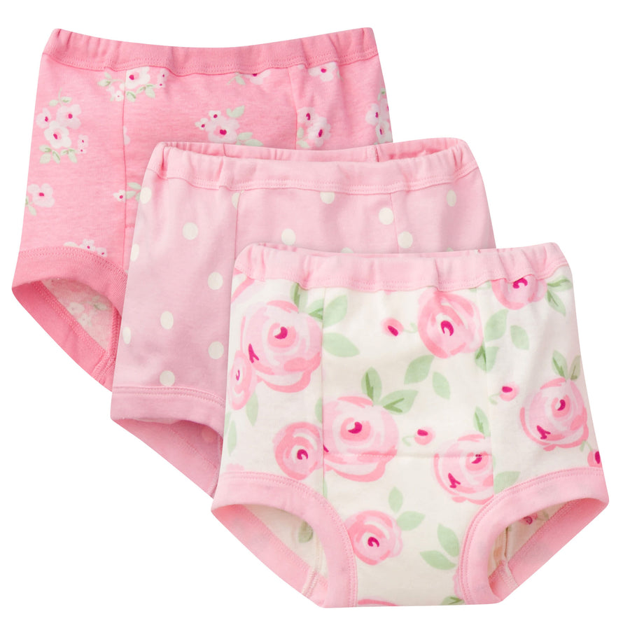  Gerber Toddler Girl's 2 Pack Terry Lined Training