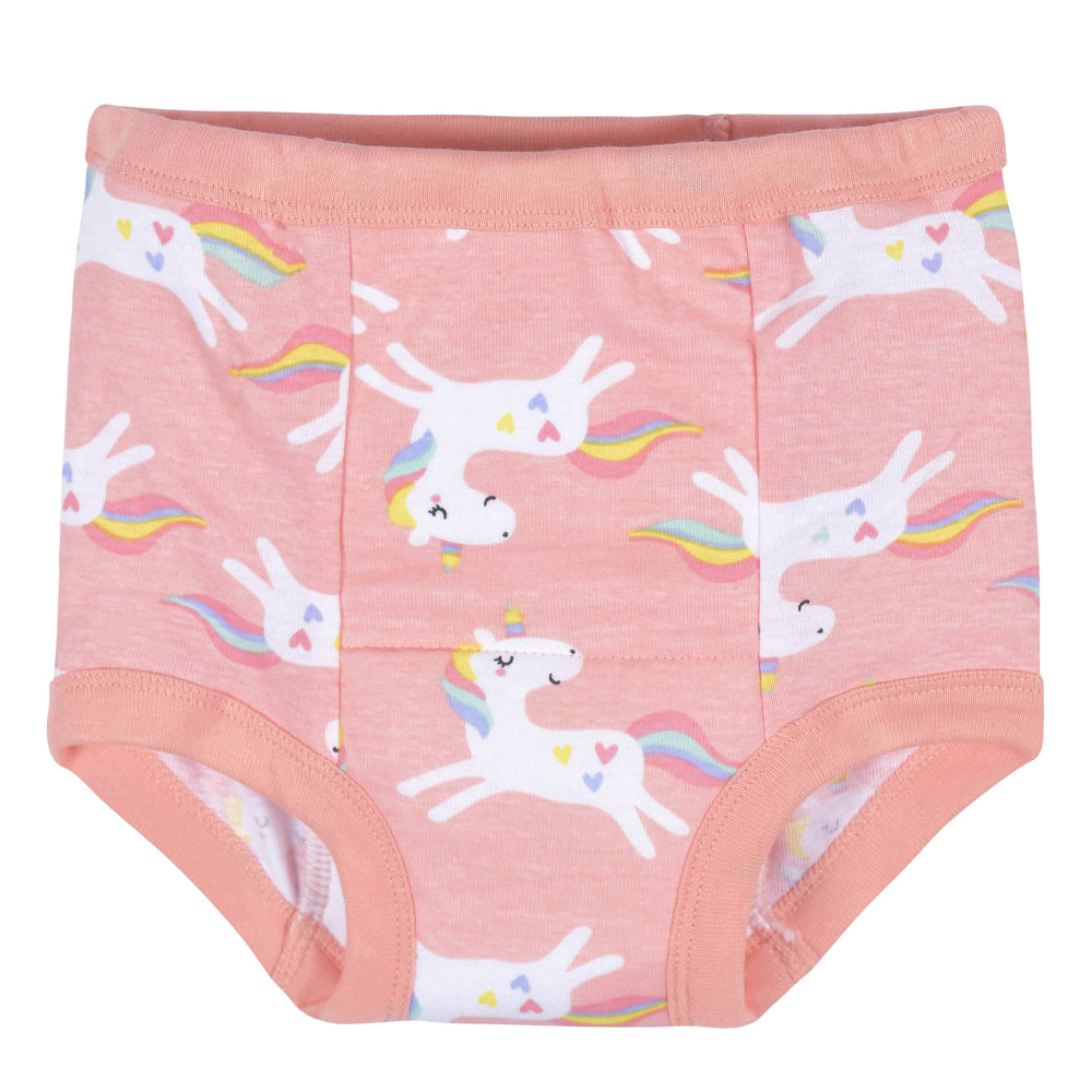 Dino Friends & Tie Dye Organic Cotton Toddler Girl Underwear 5 Pack