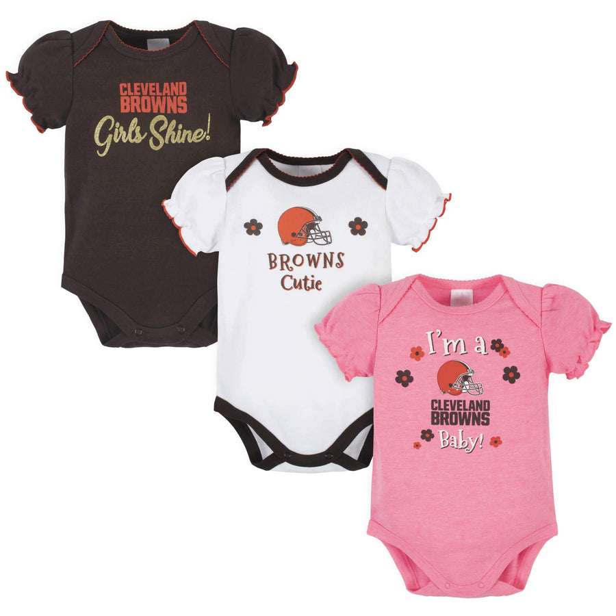 3-Pack Baby Girls 49ers Short Sleeve Bodysuits – Gerber Childrenswear