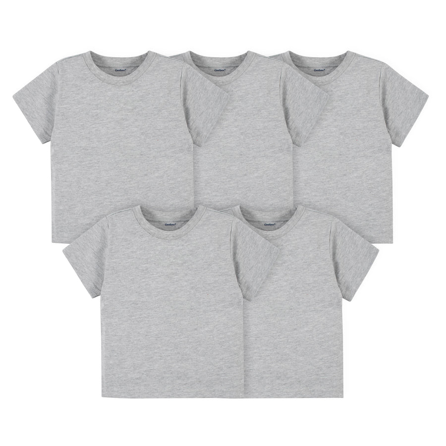 Gerber® Premium Short Sleeve Tee Shirt - Light Gray – Gerber Childrenswear