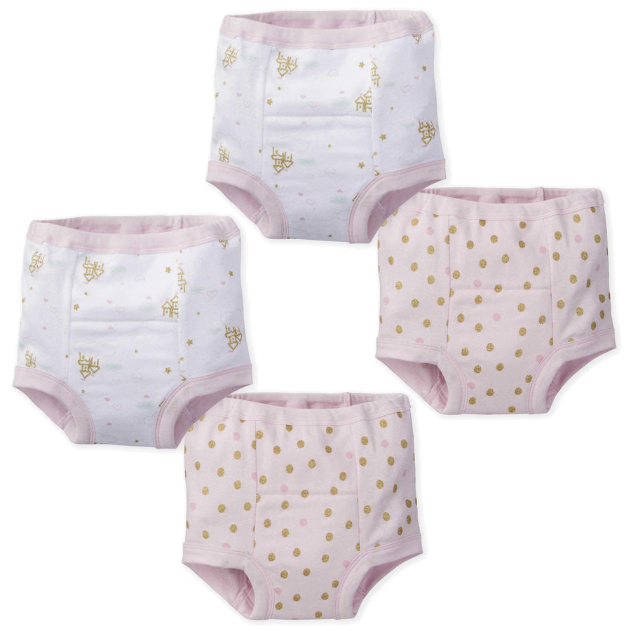 Toddler Girls' 6-Pack Organic Pink & White Training Pants – Gerber  Childrenswear