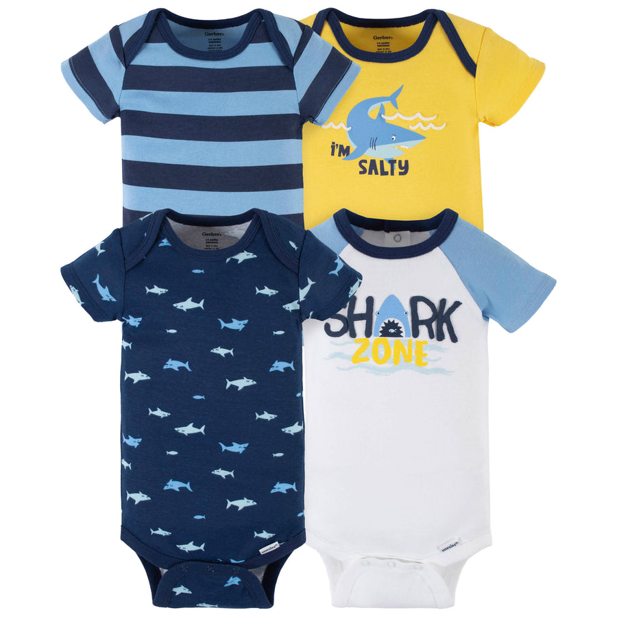 Baby Boys Gray Shark Shoes – Gerber Childrenswear