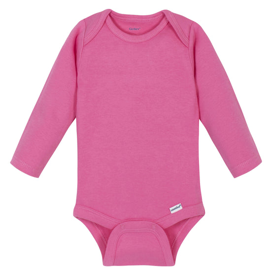 pink long sleeve onesie