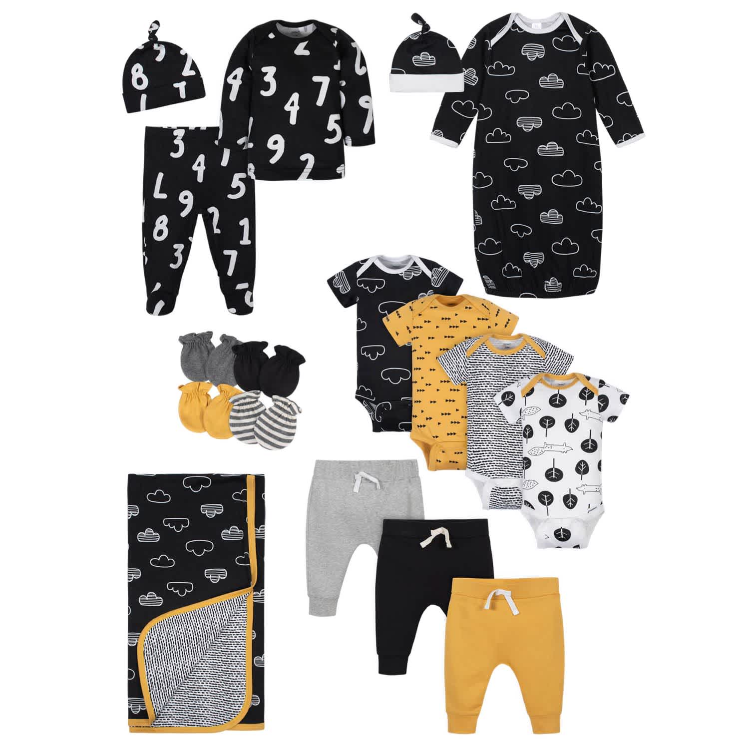 gerber layette set