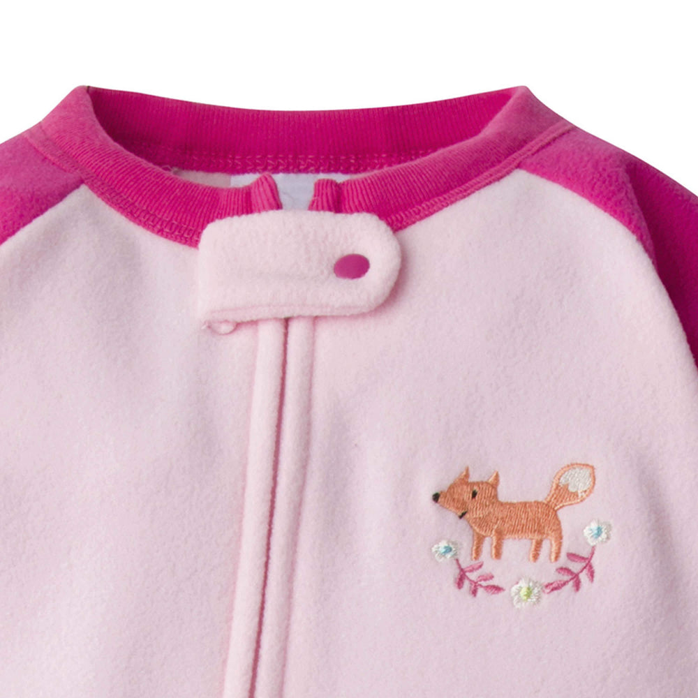 2-Pack Baby & Toddler Girls Pink Fox Fleece Pajamas – Gerber Childrenswear