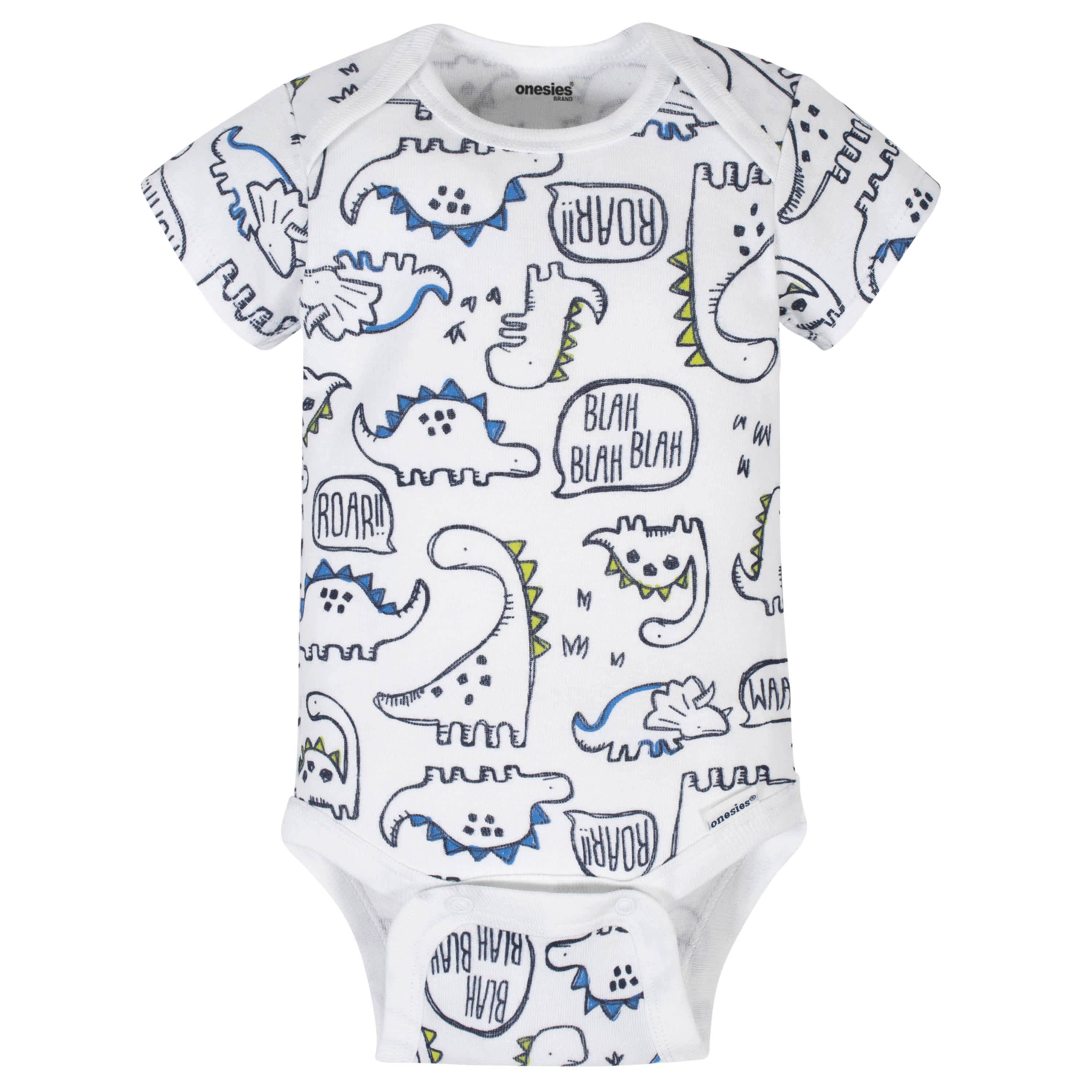6-Piece Baby Boys Dino Onesies® Brand Bodysuits & Pants Set – Gerber ...