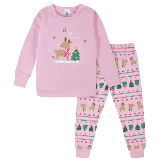 Pink Christmas Pajamas - 2 Piece Set | Gerber Childrenswear