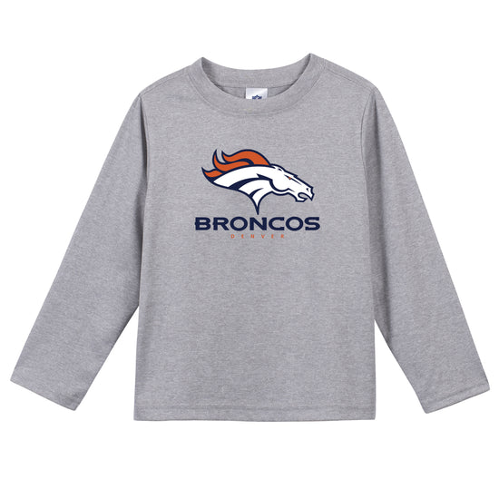 denver broncos white long sleeve shirt