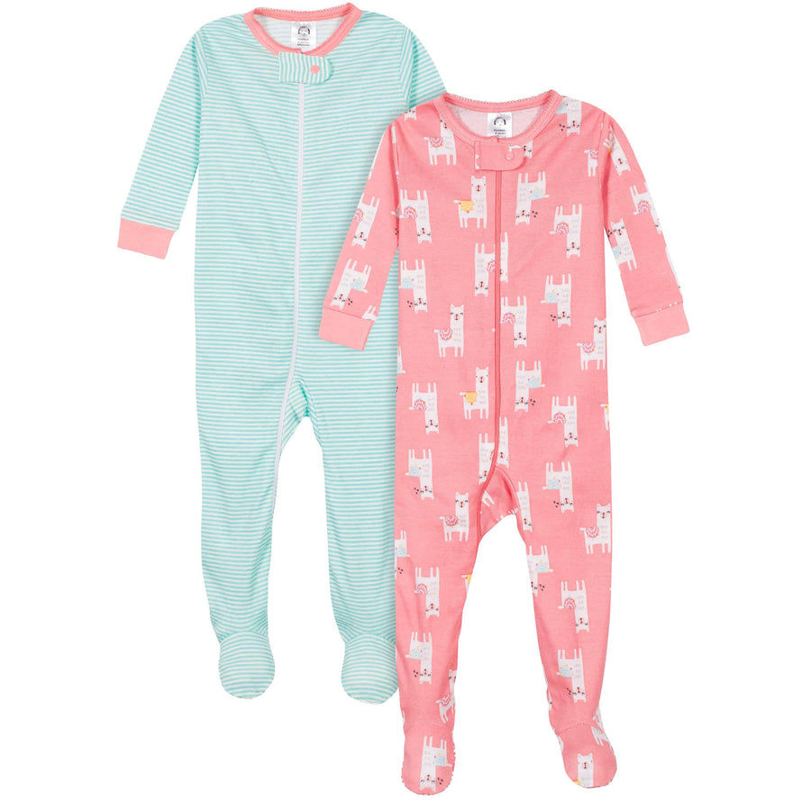 4-Piece Infant & Toddler Girls Rose Snug Fit Cotton Pajamas – Gerber  Childrenswear