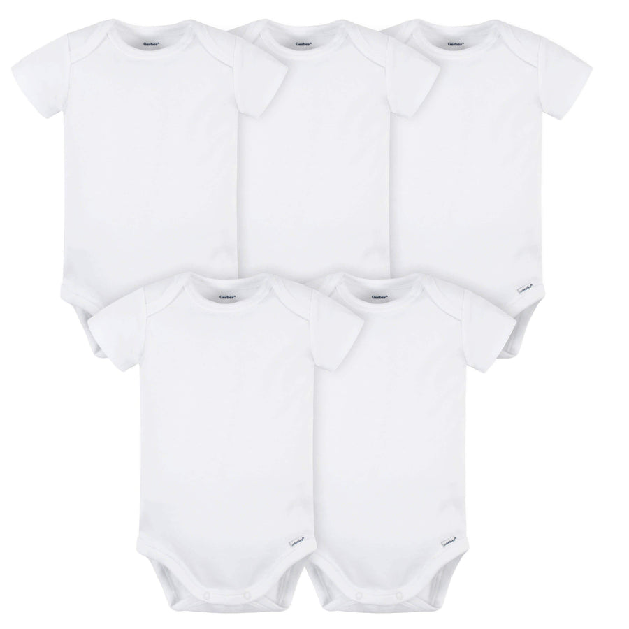 Gerber Childrenswear Diaper Premium 6-ply 5 Pack - White : : Baby