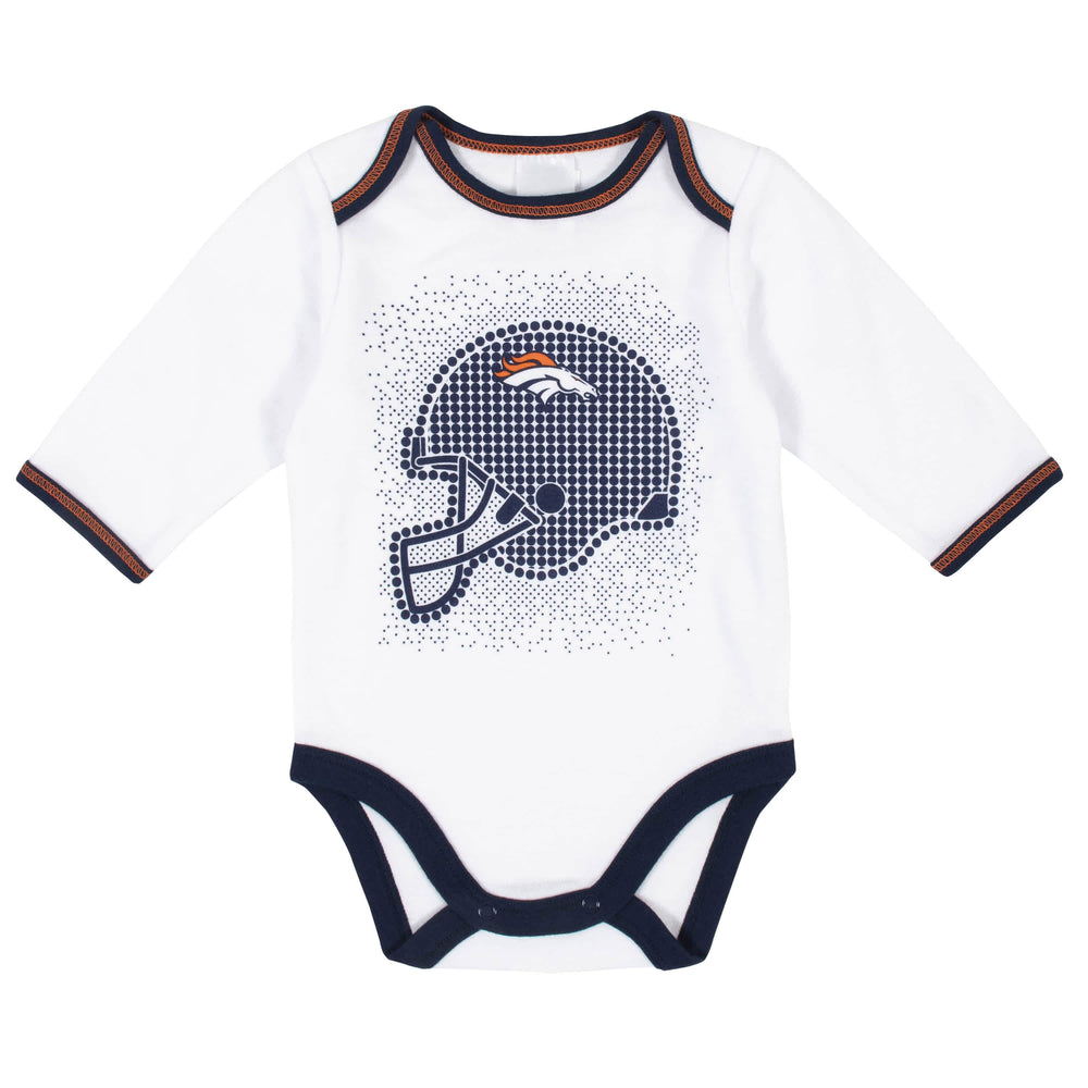 Baby Boys Denver Broncos 3-Piece Bodysuit, Pant and Cap Set