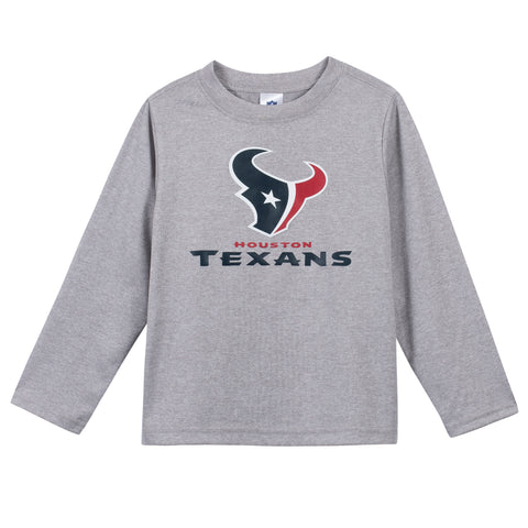 NFL 3-Pack Baby Girls Houston Texans Short Sleeve Bodysuits - 6-12mo