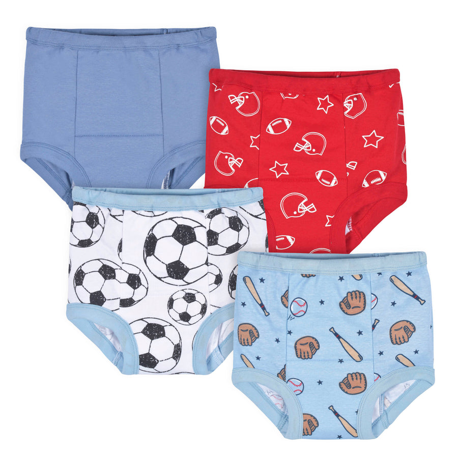 4-Pack Boys Bear Training Pants  2T – Little Footprints Children's Shop