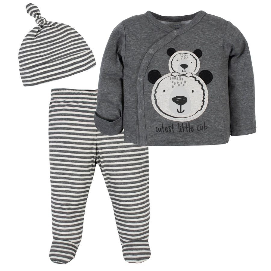 Little Star Organic Toddler Boy 7Pc Outfit Set, 12M-5T 