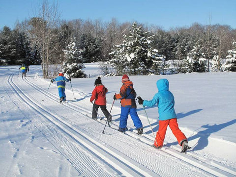 ski de fond avec enfants