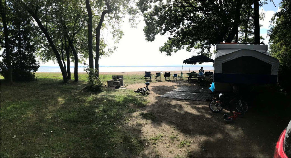 beach camp