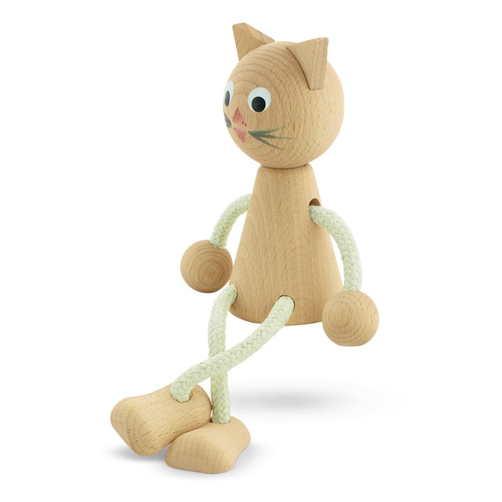 wooden cat toy