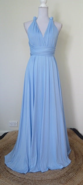 infinity dress powder blue