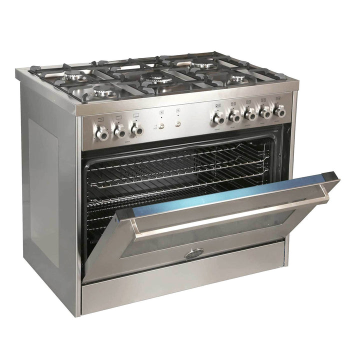 Bertazzoni Gas Burner And Electric Oven Cooker With Dual Fan