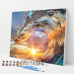 Sunrise Wave Paint by Numbers Kit